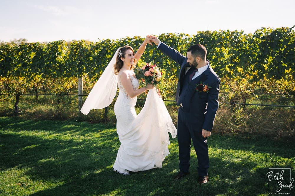 Alexa + Justin’s Wedding Sparkling Pointe Vineyard