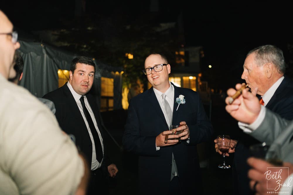 Elizabeth + Michael's Wedding at The Burr Mansion — photograph 116 of 123
