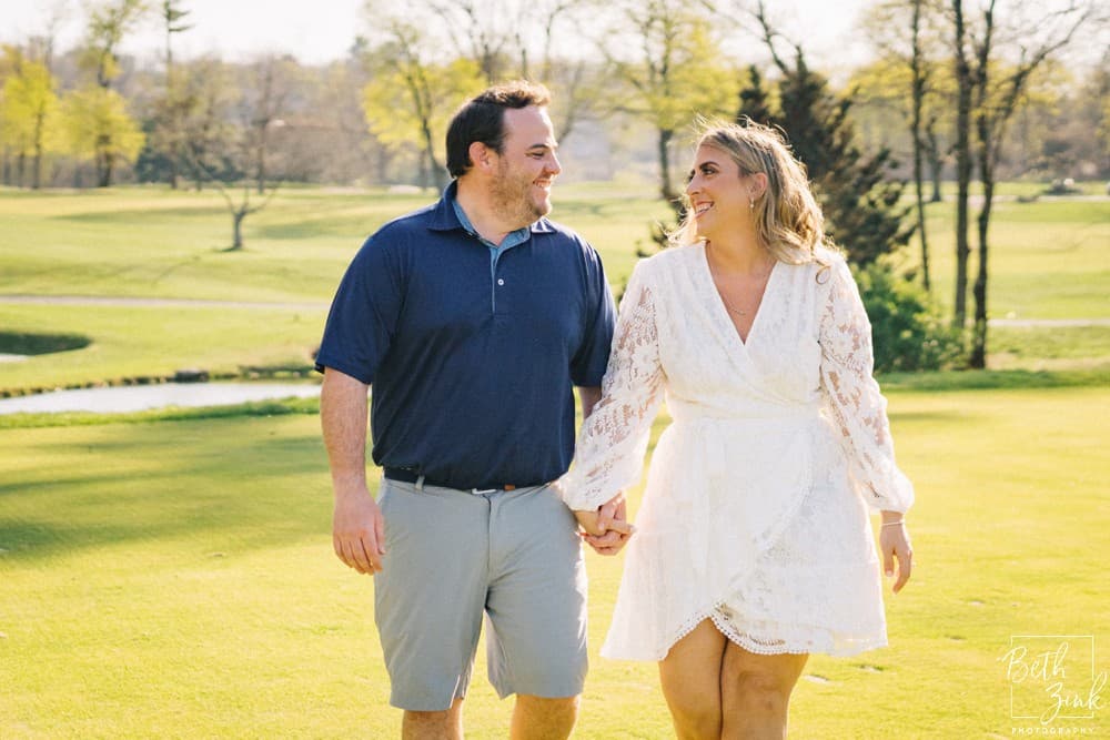 Amanda + Brian’s Engagement Knollwood Country Club