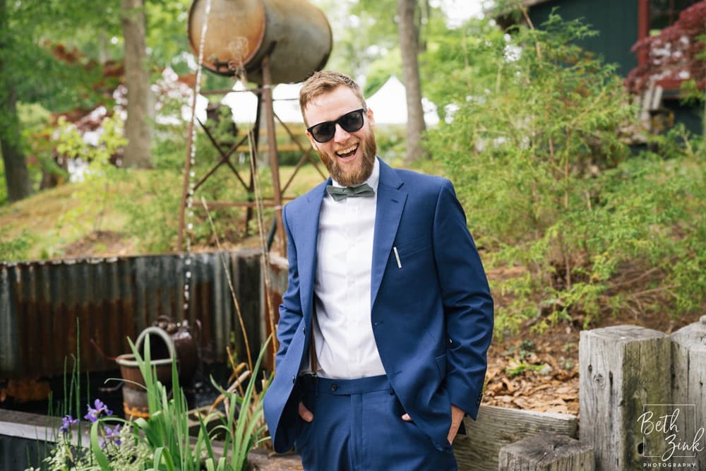 Molly + Steven's Wedding at Peconic River Herb Farm — photograph 10 of 179