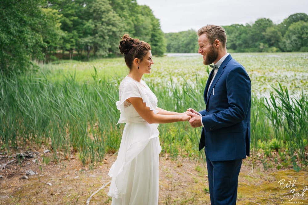 Molly + Steven's Wedding at Peconic River Herb Farm — photograph 15 of 179
