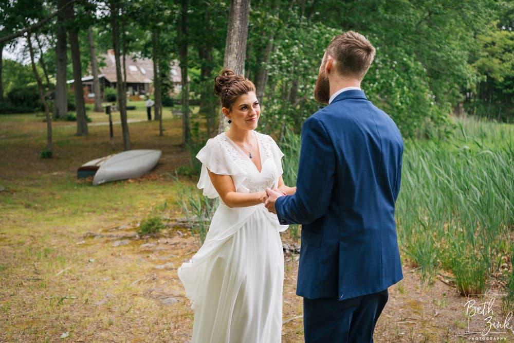 Molly + Steven's Wedding at Peconic River Herb Farm — photograph 21 of 179