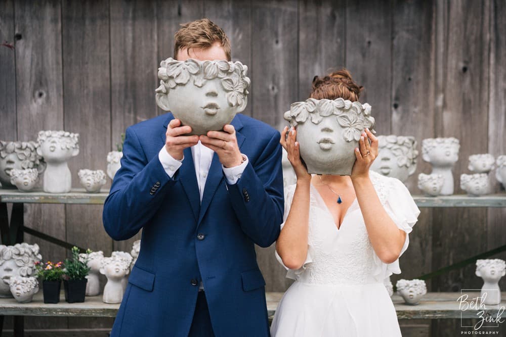 Molly + Steven's Wedding at Peconic River Herb Farm — photograph 33 of 179