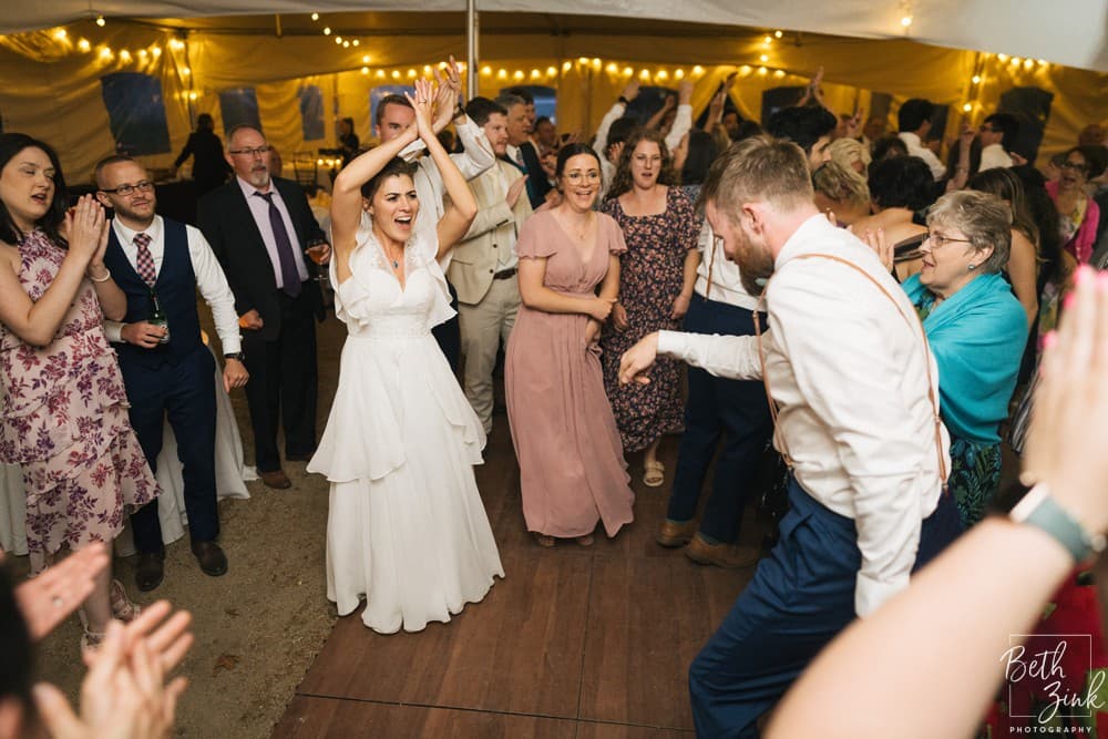 Molly + Steven's Wedding at Peconic River Herb Farm — photograph 153 of 179