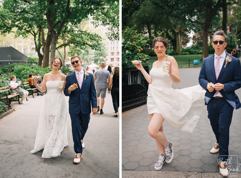 Joanna + Chip's Wedding at Madison Square Park — photograph 28 of 143