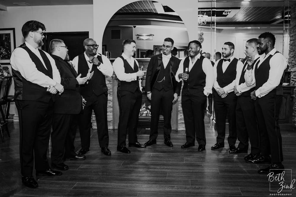 Nicole + Ed's Wedding at Flowerfield Celebrations — photograph 13 of 126