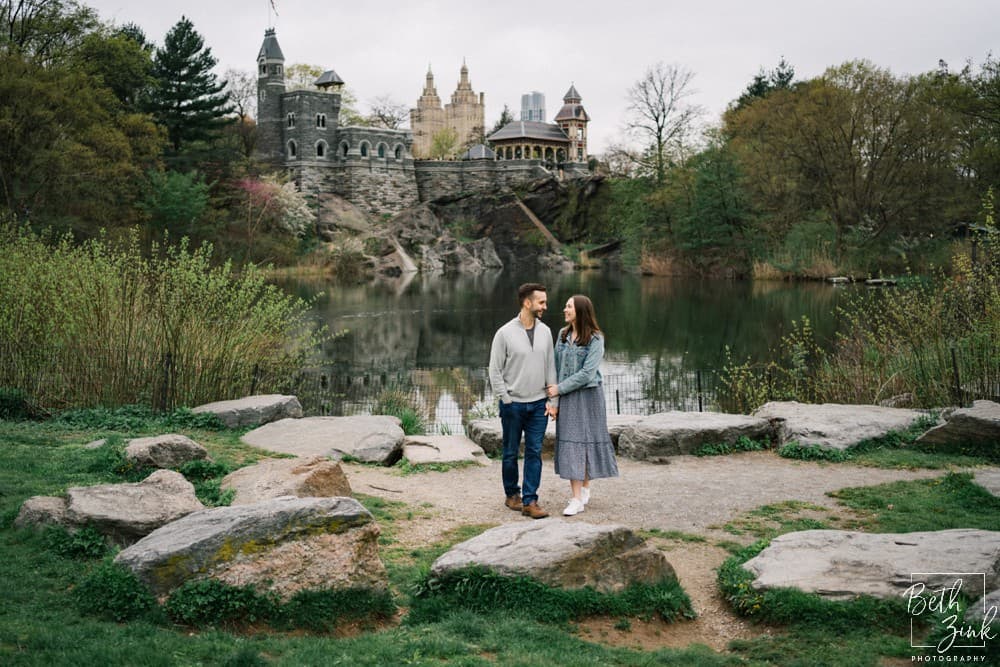 Jennifer + Evan’s Engagement Belvedere Castle, Central Park