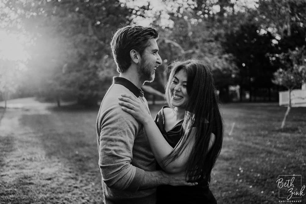 Steph + Chris’ Engagement Jackson Pollock’s Studio