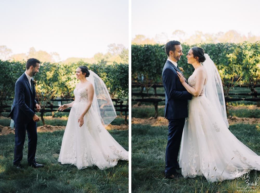 Jennifer + Evan's Wedding at Duck Walk Vineyards — photograph 17 of 187