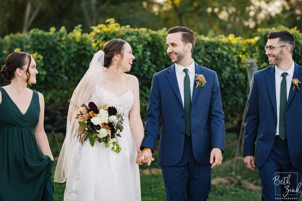 Jennifer + Evan's Wedding at Duck Walk Vineyards — photograph 46 of 187
