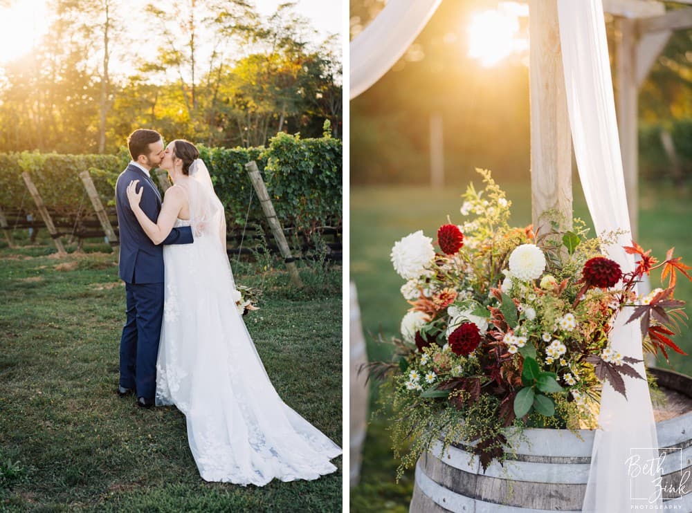 Jennifer + Evan's Wedding at Duck Walk Vineyards — photograph 47 of 187