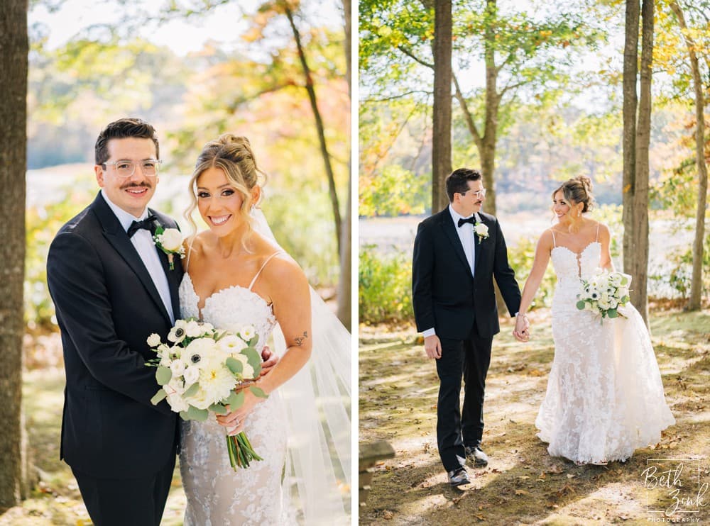 Danielle + Evan's Wedding at Peconic River Herb Farm — photograph 24 of 179