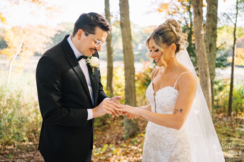 Danielle + Evan's Wedding at Peconic River Herb Farm — photograph 32 of 179