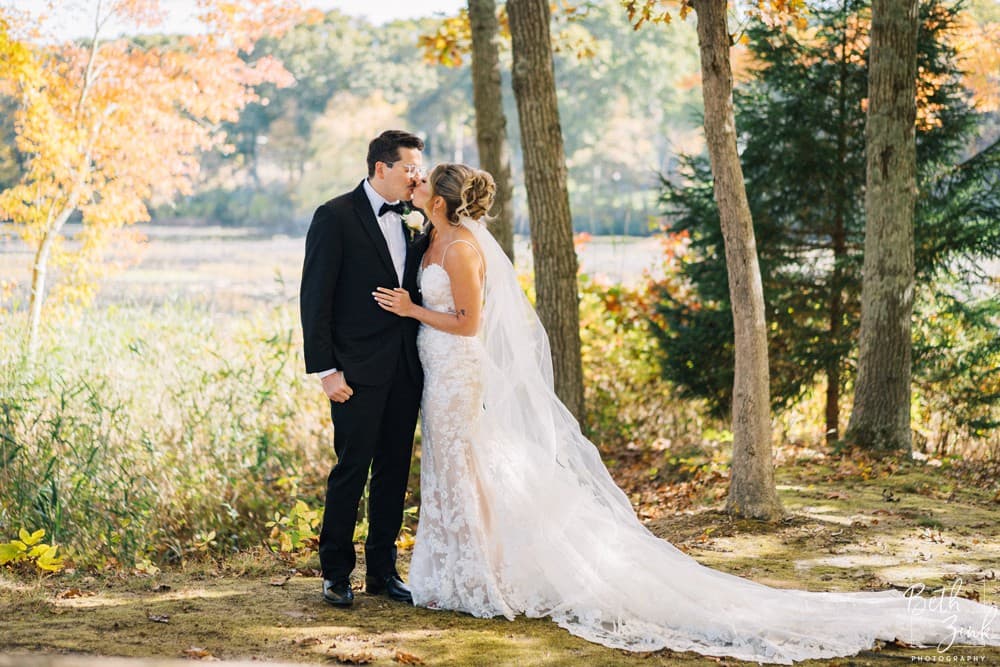 Danielle + Evan's Wedding at Peconic River Herb Farm — photograph 36 of 179