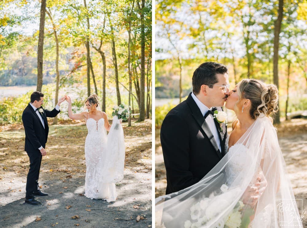 Danielle + Evan's Wedding at Peconic River Herb Farm — photograph 42 of 179