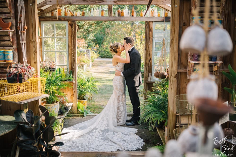 Danielle + Evan's Wedding at Peconic River Herb Farm — photograph 45 of 179