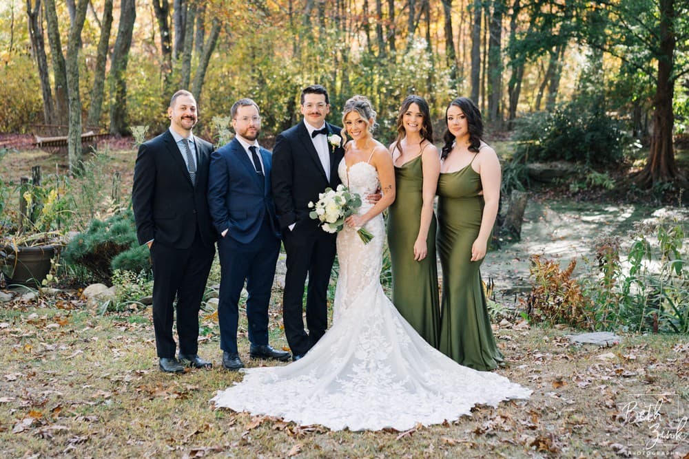 Danielle + Evan's Wedding at Peconic River Herb Farm — photograph 48 of 179
