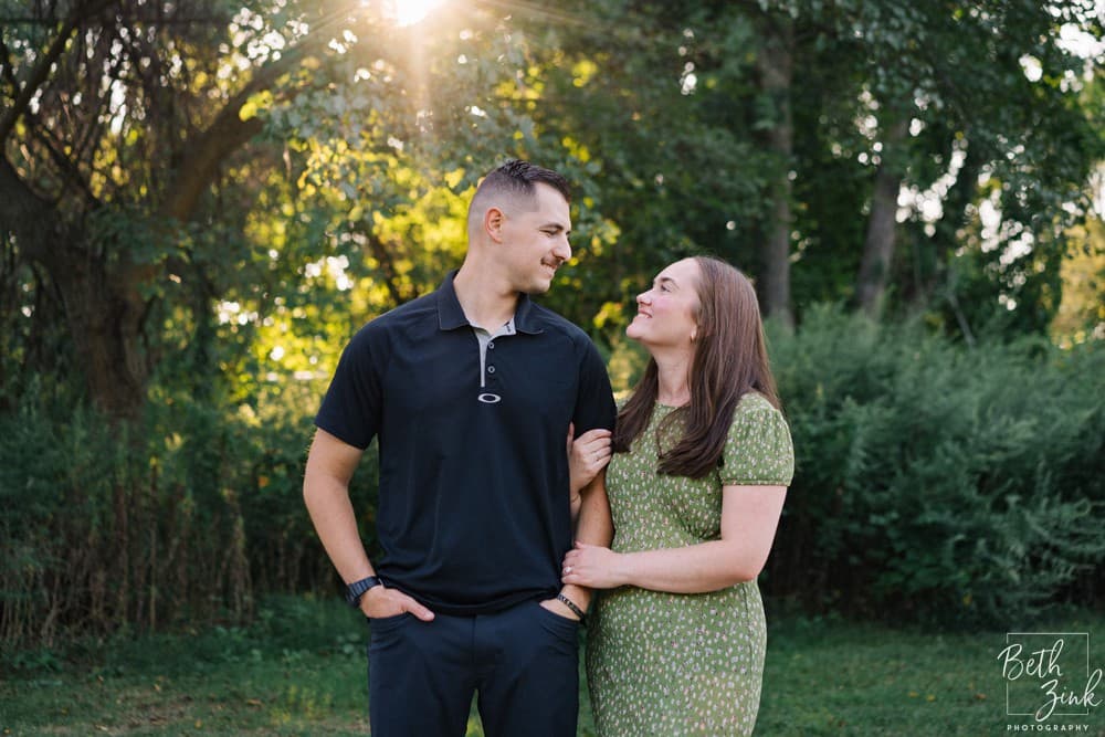 Meghan + Austin’s Engagement Islip Grange